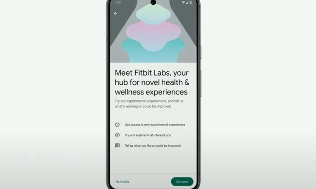 AI in Fitbit app.